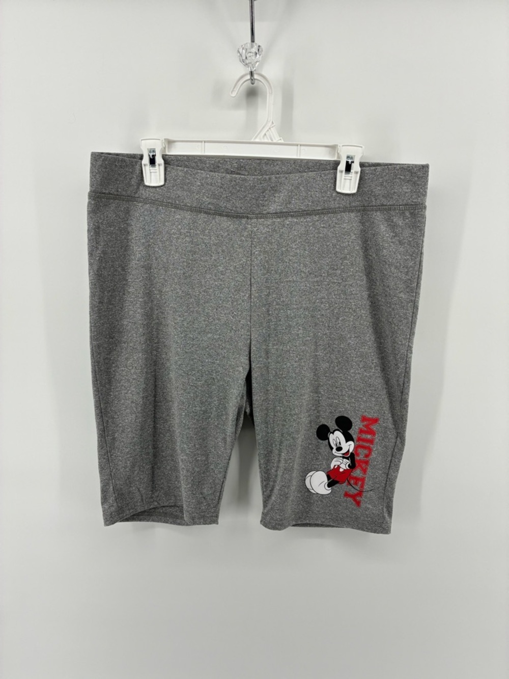 Disney Heather Gray Mickey Mouse Lounge Shorts